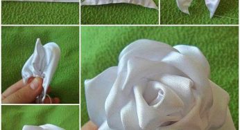 TUTORIAL DE FLORES EM TECIDO