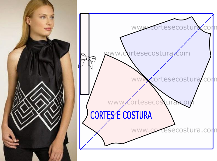 BLUSA FÁCIL DE CORTAR E FAZER