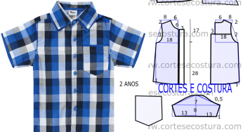 CAMISA DE CRIANÇA FÁCIL DE FAZER