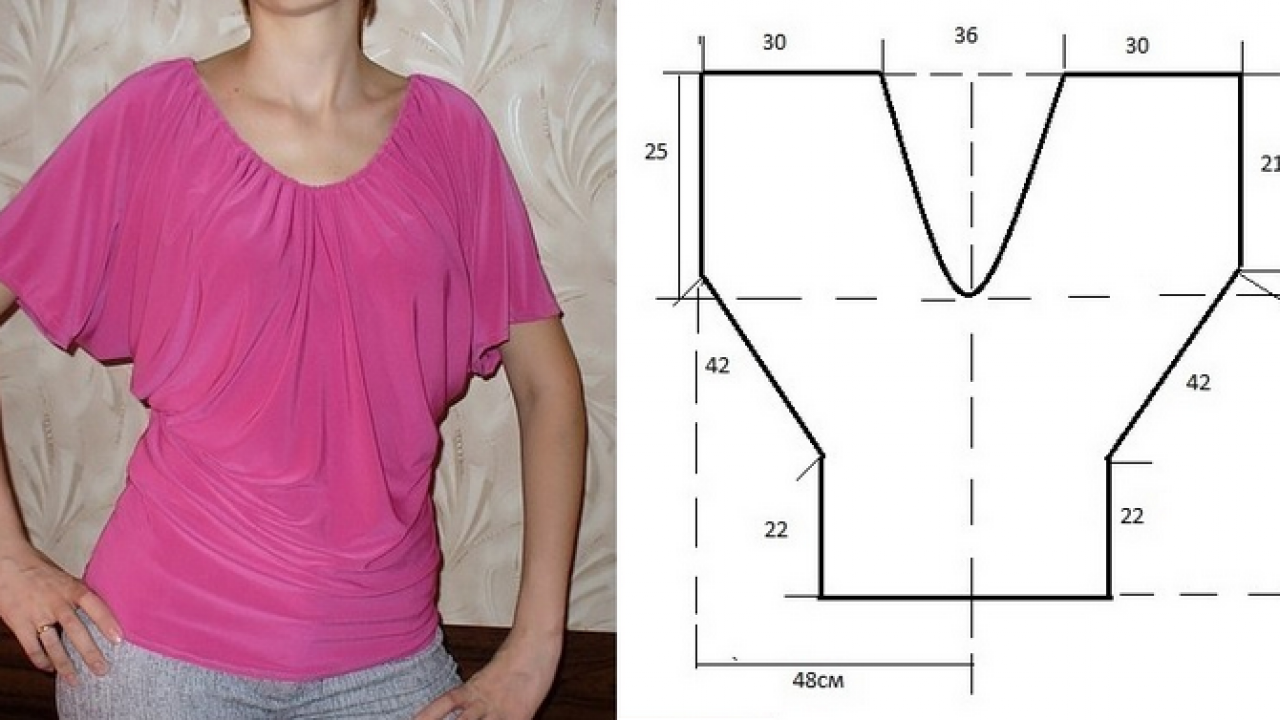 Выкройка кофты своими руками. Выкройка блузки. Простые выкройки кофточек. Выкройка кофты своими руками. Выкройка туники.