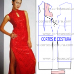 molde de vestido com medidas