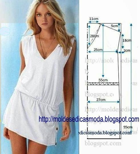 vestido branco fácil