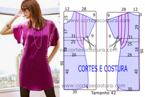 vestido casual curto