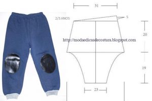 Molde de roupa infantil online