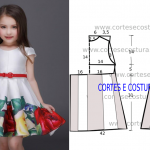 Molde para roupa de menina